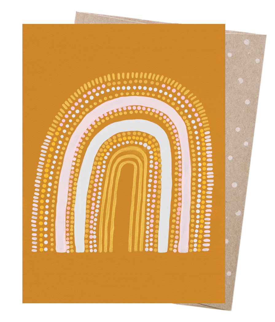 Earth Greetings - Gift Card - “Ochre Rainbow”