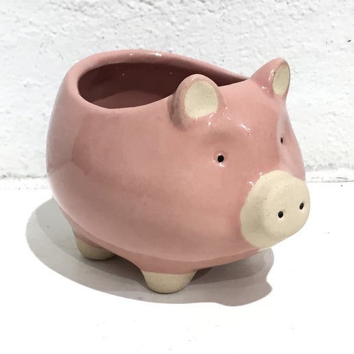 Pig planter