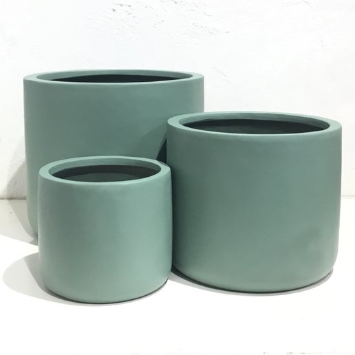 Saxon Small U Pot - Green