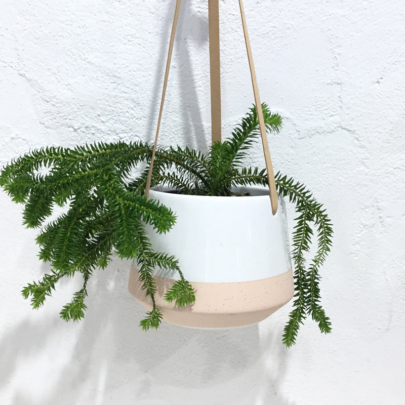 Dolomite Hanging Planter ‘White’