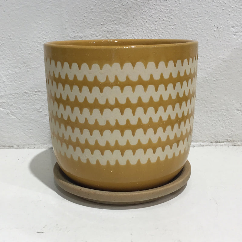 Onyx Planter w/ saucer