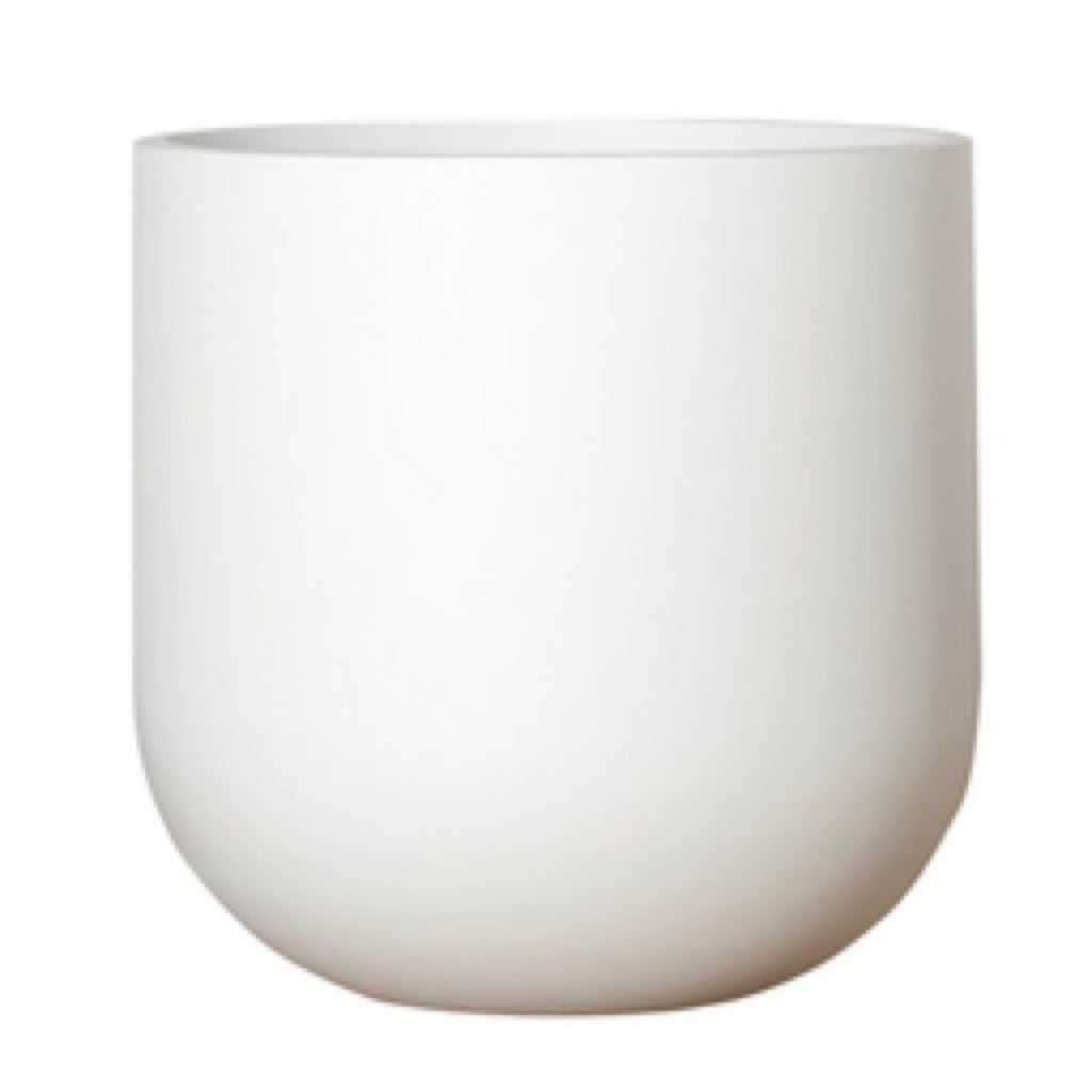 Tromso Cup Pot - Matte White
