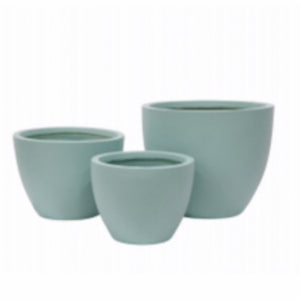 ‘ZEN’ - Lightweight / Fibrestone Pot - SAGE