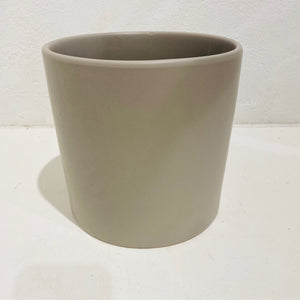 Cylinder Pot ‘Matte Light Grey’