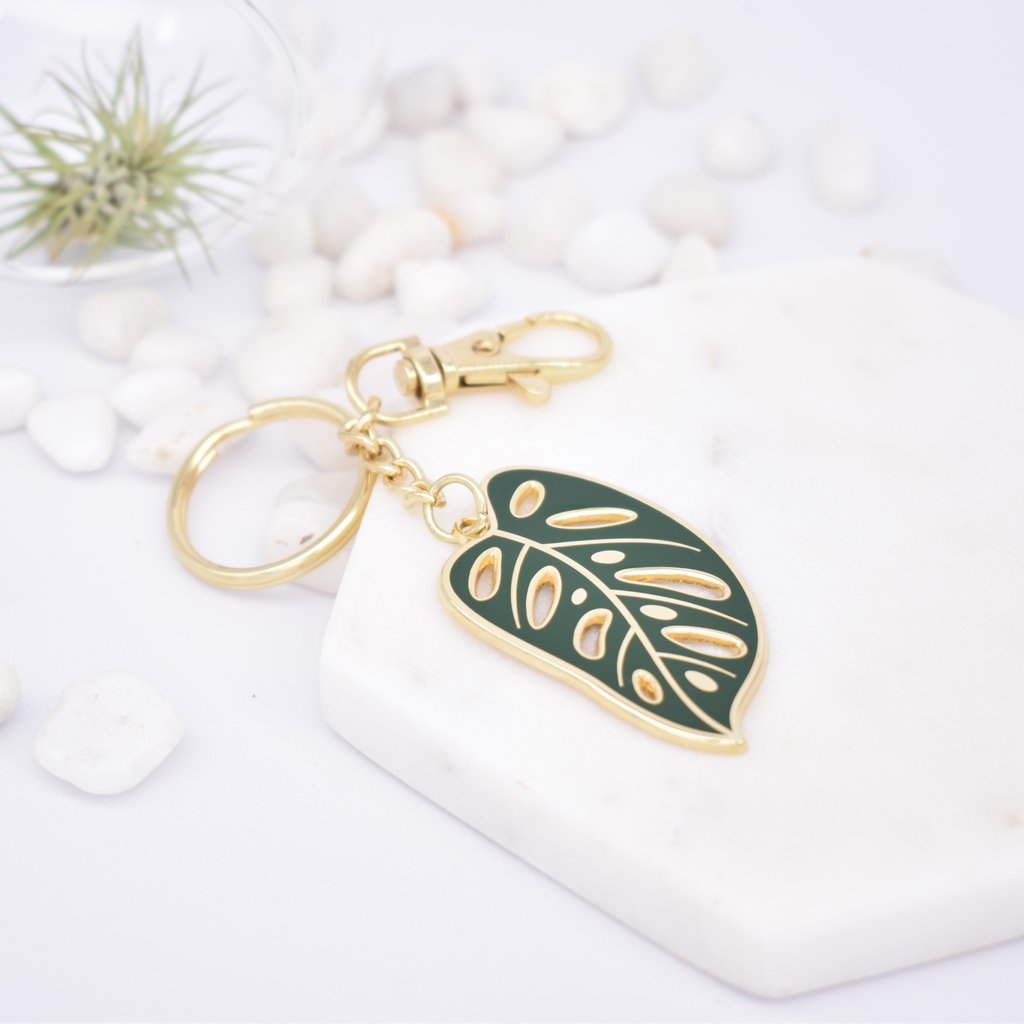 Plant Scouts Keychain - Monstera Adansonii