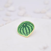 Plant Scouts Pin - Watermelon Peperomia