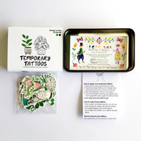 Missy Minzy temporary tattoo set - crazy plant lady