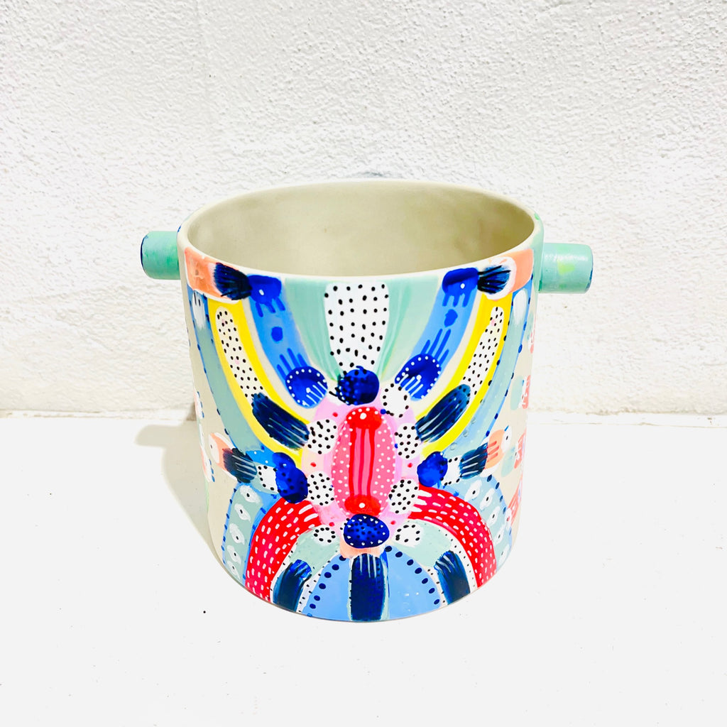 Clare Whitney - Hand-painted Pots - Large #D