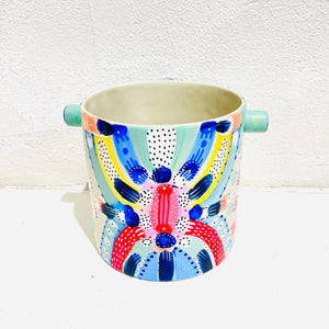 Clare Whitney - Hand-painted Pots - Large #D