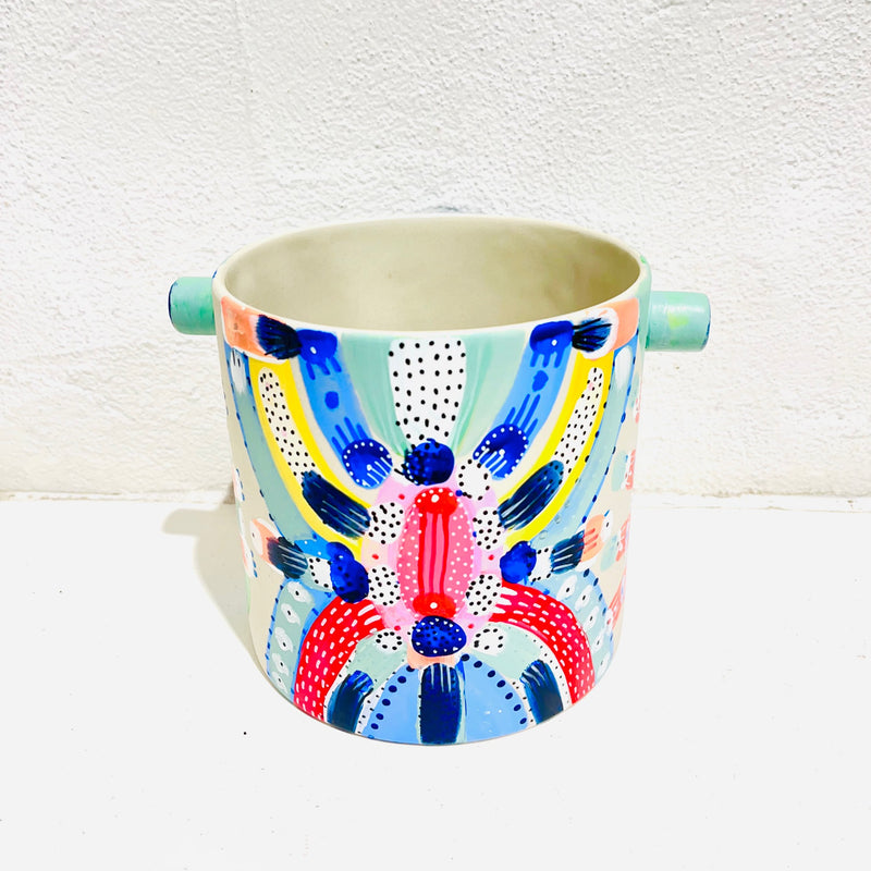 Clare Whitney - Hand-painted Pots - Large #D