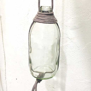 Elk & Horn - Macrame Propagation Bottle - GREY