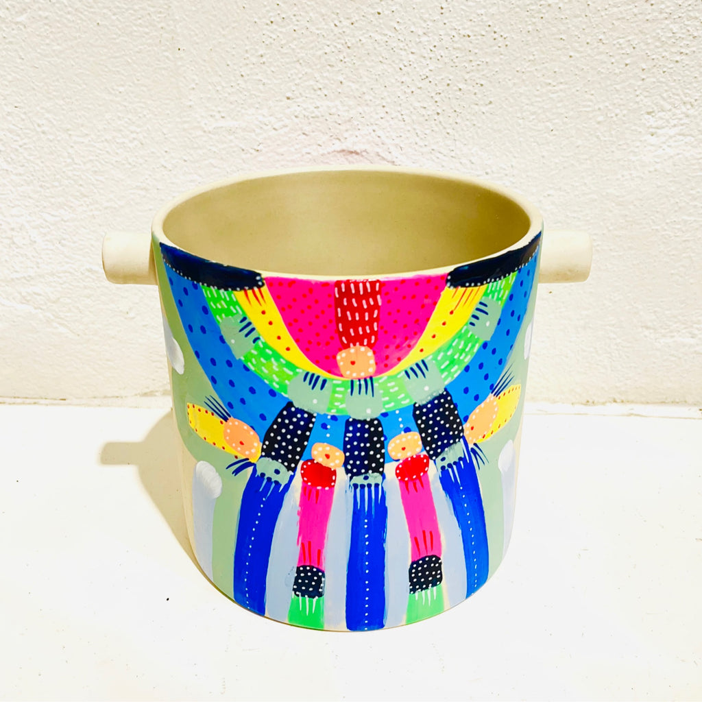 Clare Whitney - Hand-painted Pots - Large #H