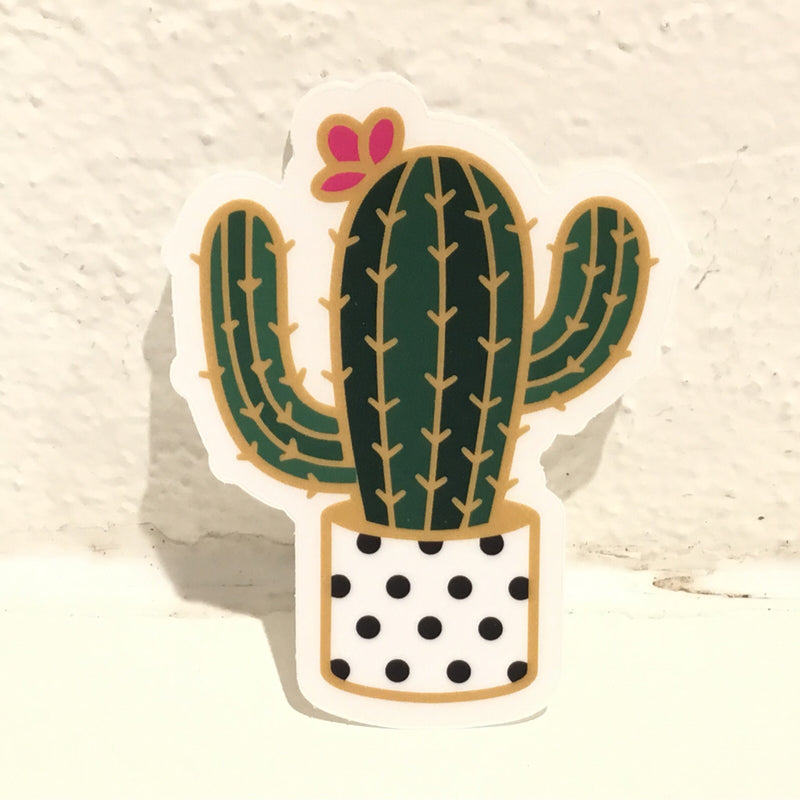 Plant Scout Sticker - Flowering cactus