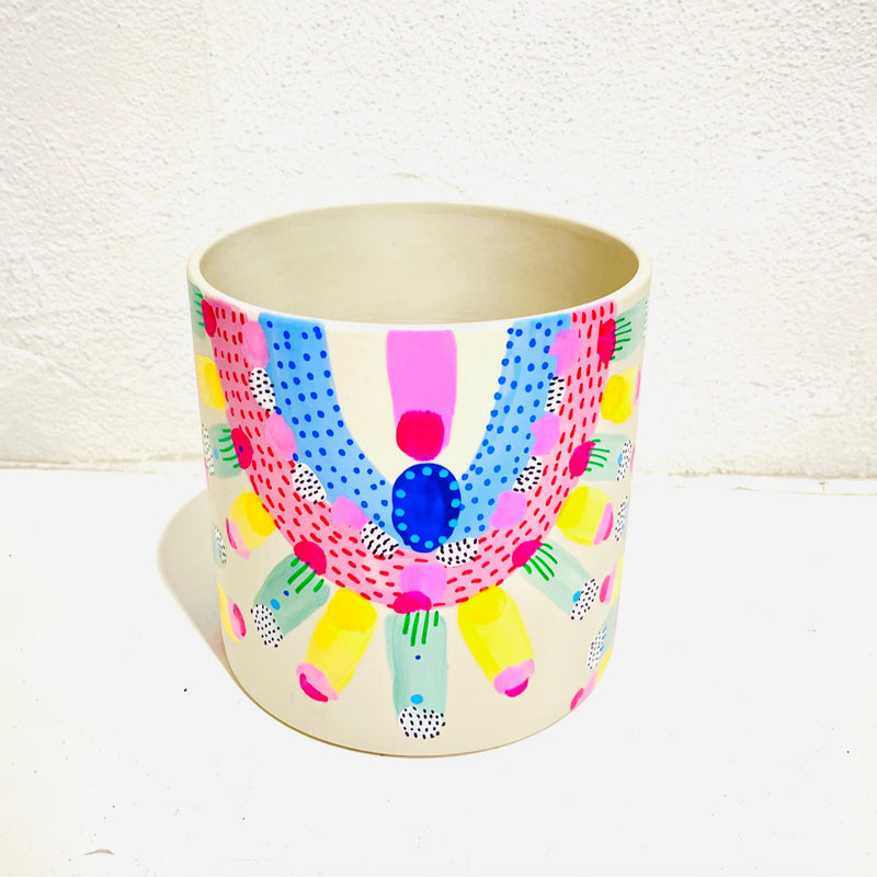 Clare Whitney - Hand-painted pots - Large #I