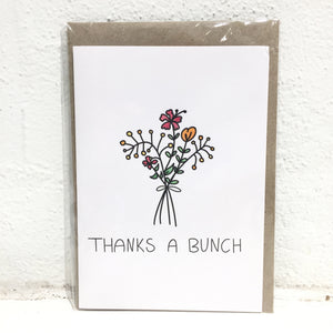 Rosy Thoughts - Gift Card - Thanks a Bunch