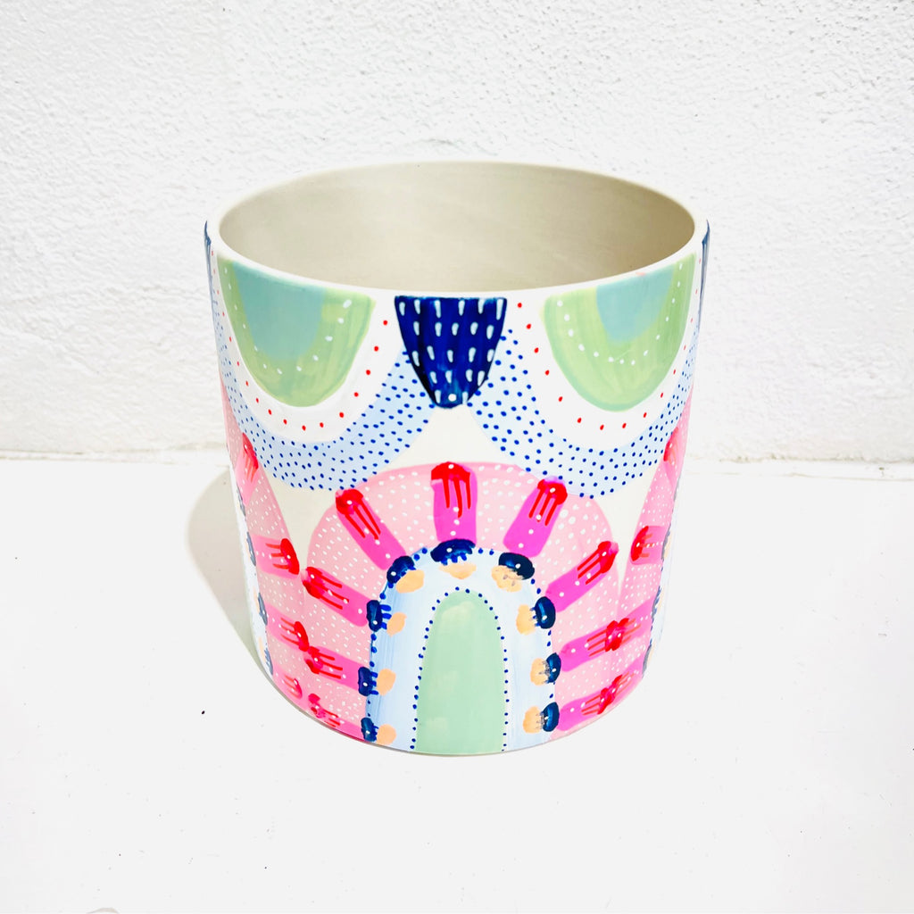 Clare Whitney - Hand-painted Pots - Large #G