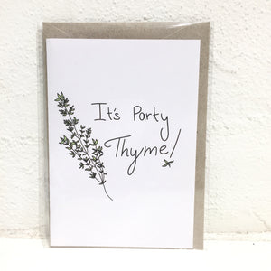 Rosy Thoughts - Gift Card - Its Party Time