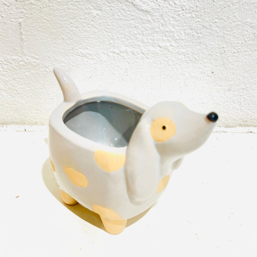 Dog Planter - Blue