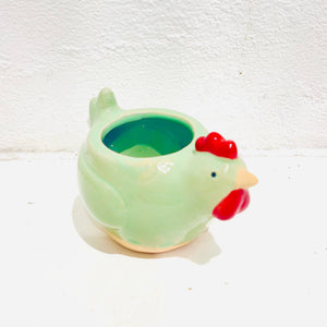 Chicken Planter - green