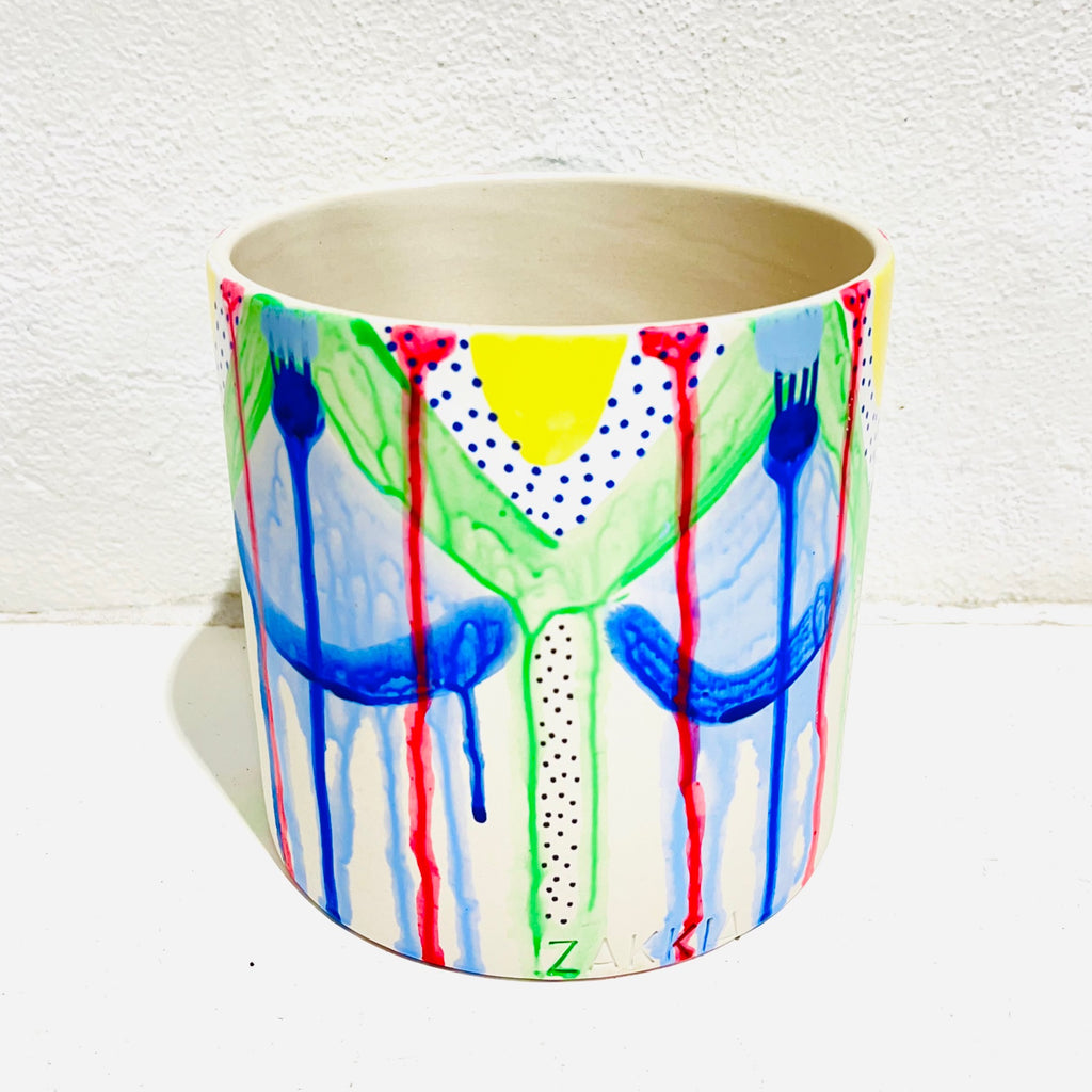 Clare Whitney - Hand-painted Pots - Large #B