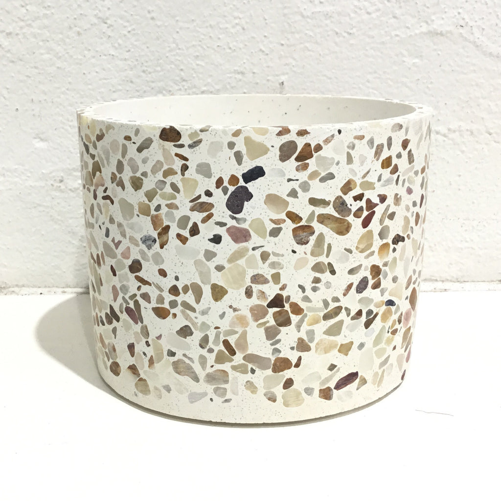 Malani Terrazzo Pot - NATURAL