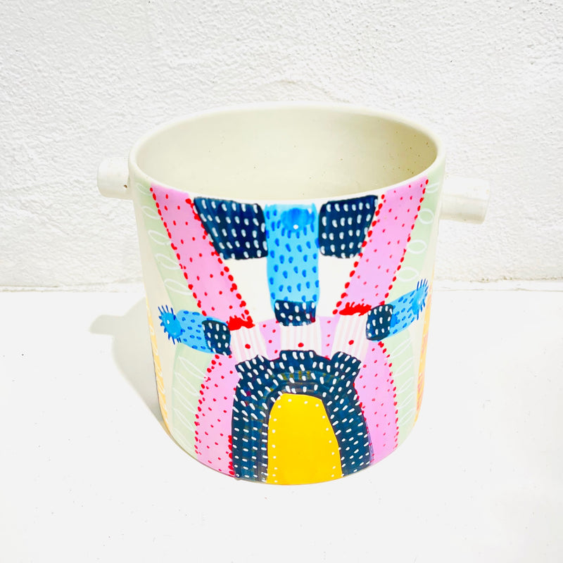 Clare Whitney - Hand-painted Pots - Large #K