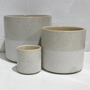 Capri Planter Pot - White Sand