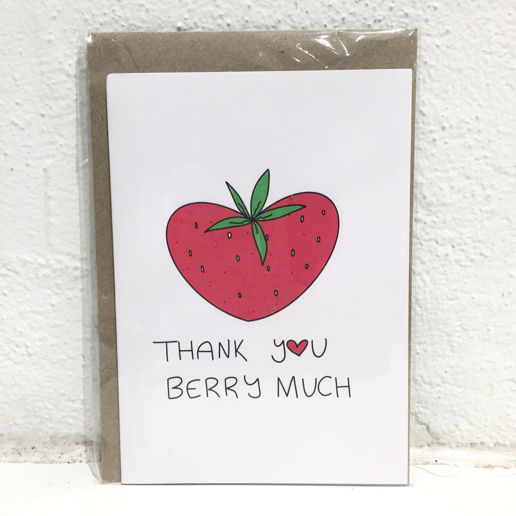Rosy Thoughts - Gift Card - Thank you Berry Much