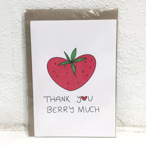 Rosy Thoughts - Gift Card - Thank you Berry Much