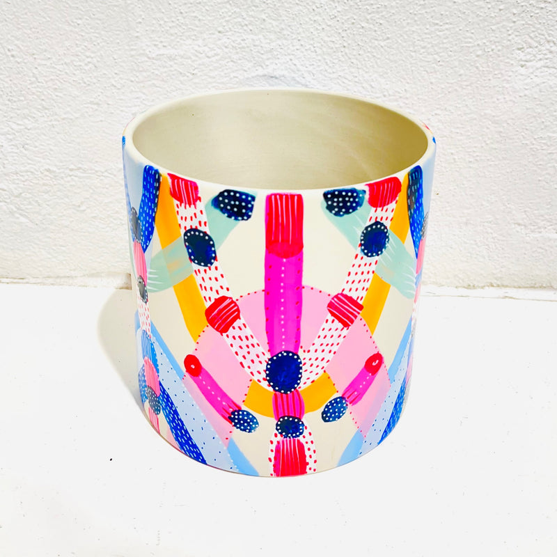 Clare Whitney - Hand-painted Pots - Large #J
