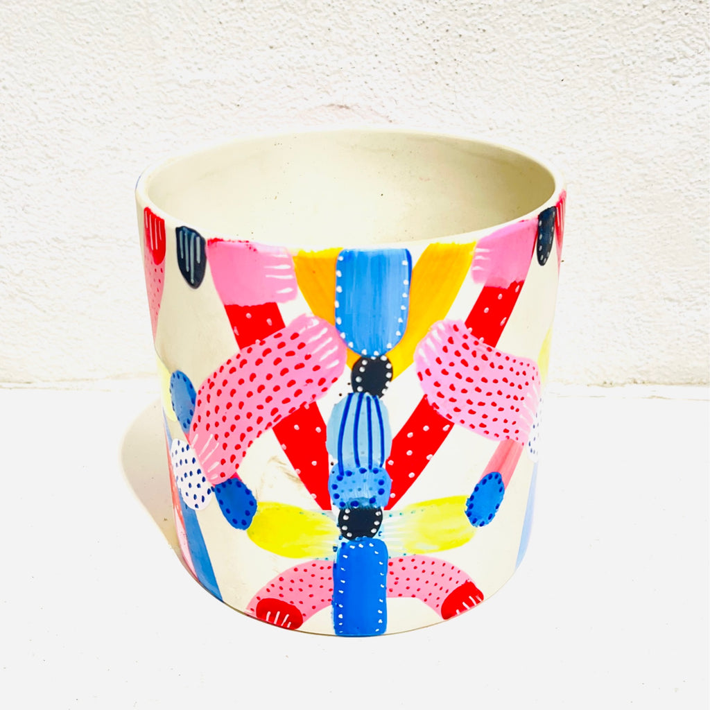 Clare Whitney - Hand-painted Pots - Large #L
