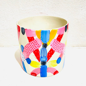Clare Whitney - Hand-painted Pots - Large #L