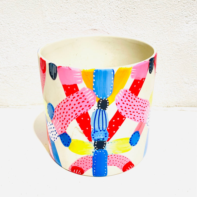 Clare Whitney - Hand-painted Pots - Large #L