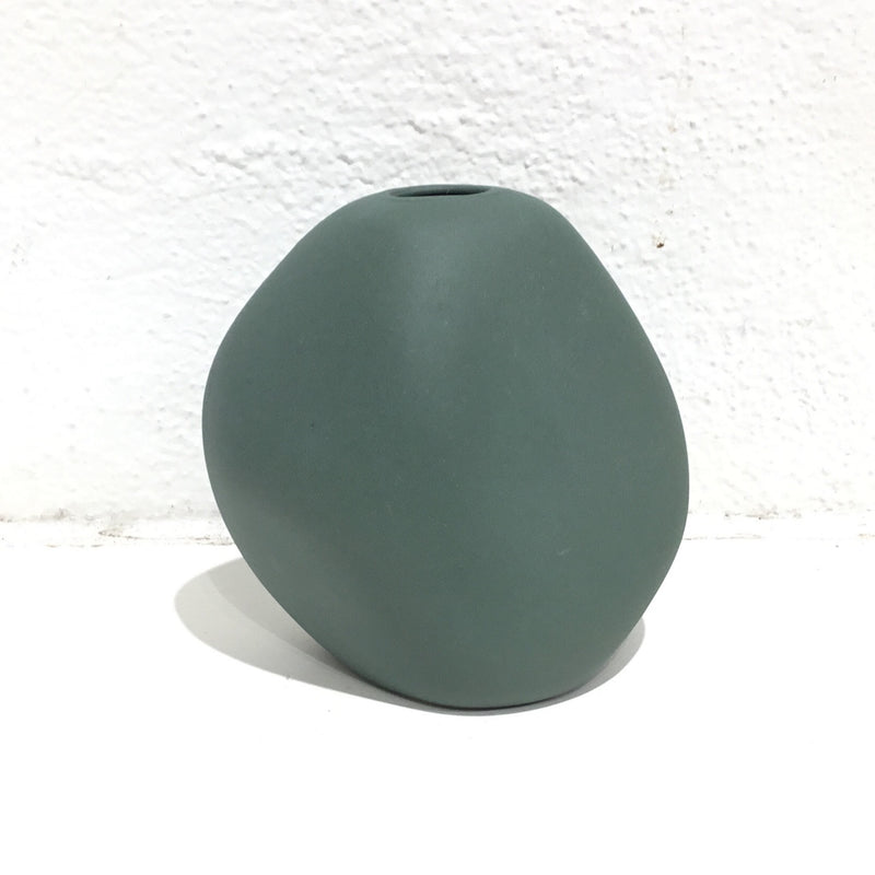 NED Collections - Pebble Harmie Vase - Forest Green