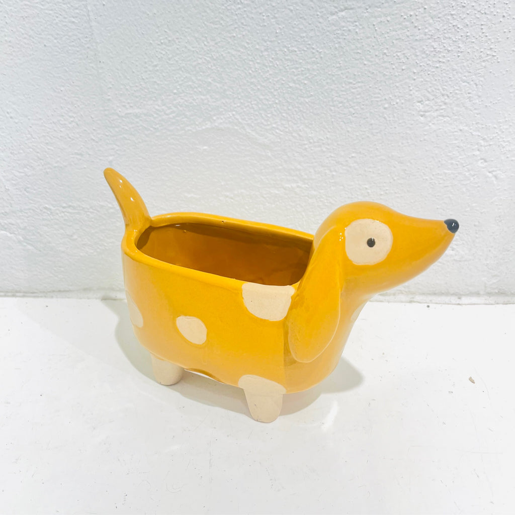 Dog Planter - Orange