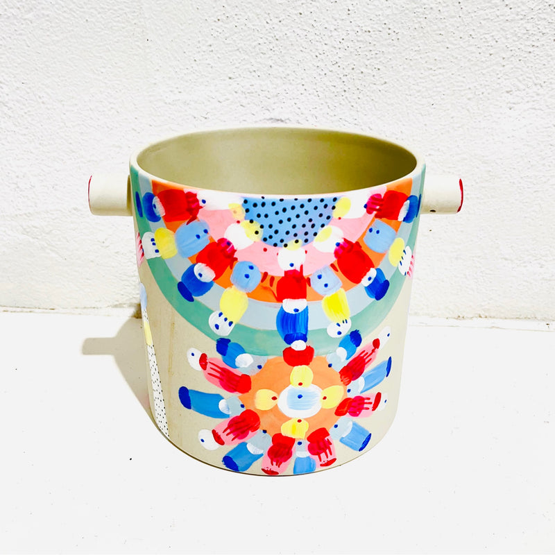 Clare Whitney - Hand-painted Pots - Large #F