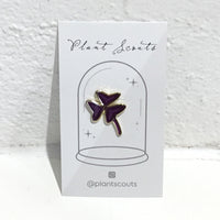 Plant Scouts Pin - Oxalis triangularis