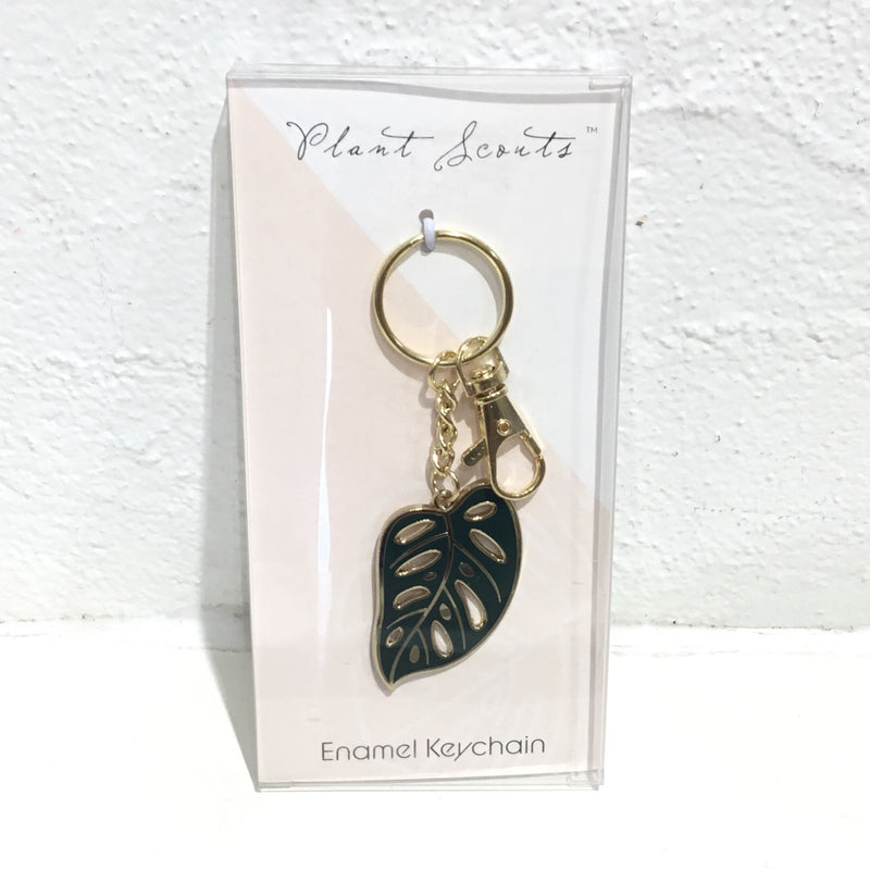 Plant Scouts Keychain - Monstera Adansonii