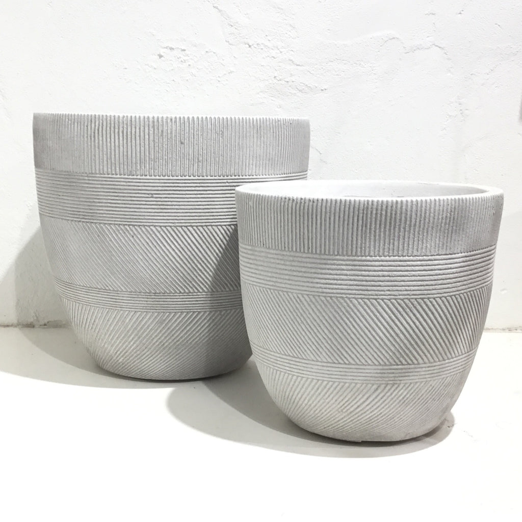 Winston Egg Lightweight Pot - WHITE/GREY