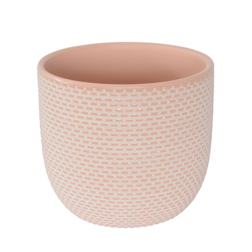 Daisy Planter Pot - Nectarine
