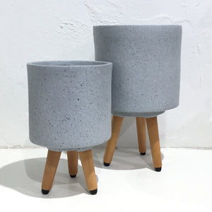 Asher tripod - cement terrazzo